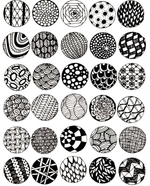 Zentangles - working with pattern