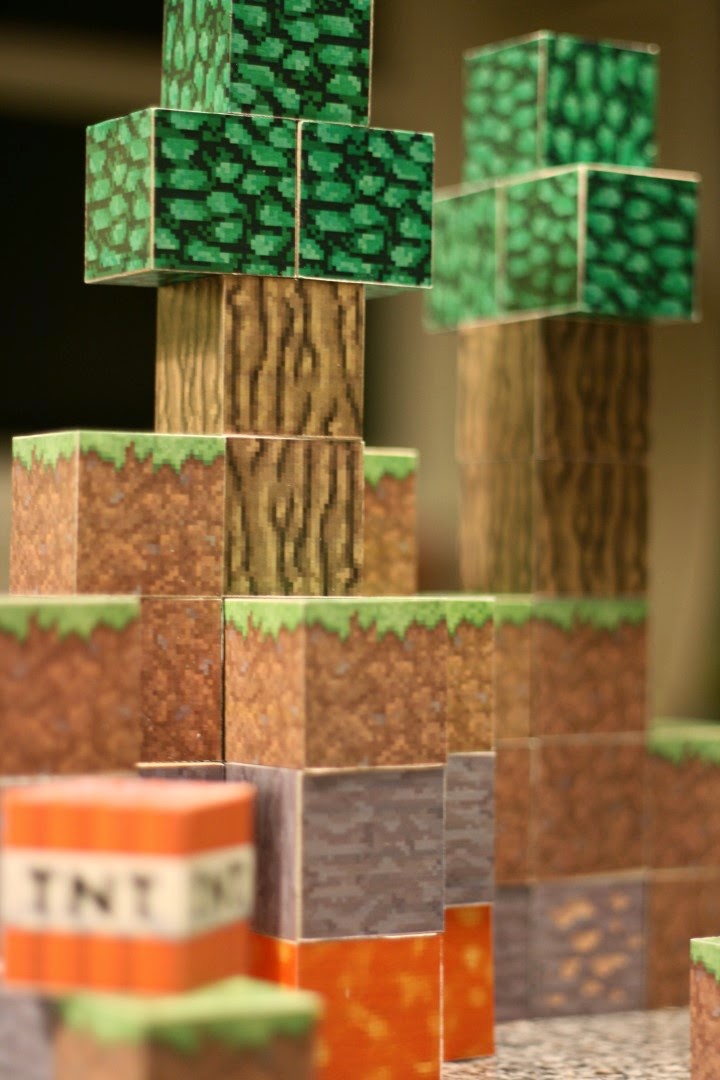 Life of Gregory D DIY Wood Minecraft Blocks