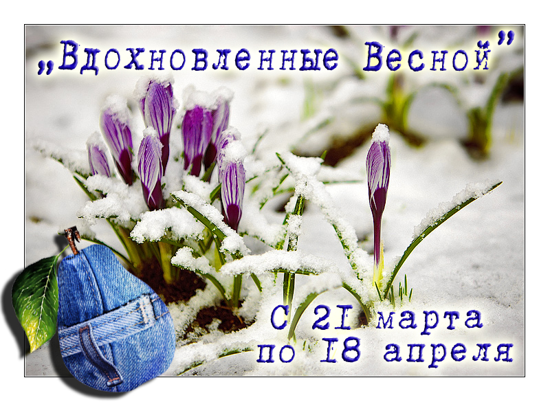 весеннего вдохновения желаю