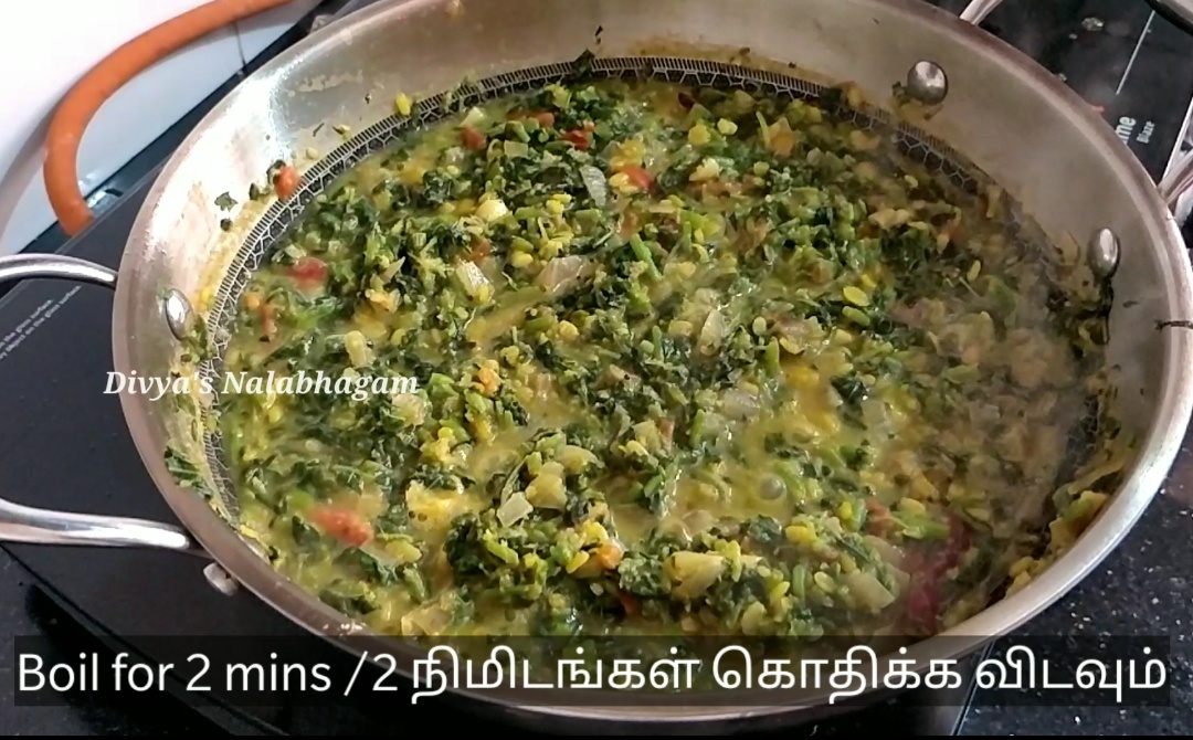 Keerai Kootu Arai Keerai Kootu Amaranth Moong Dal Gravy Divya's