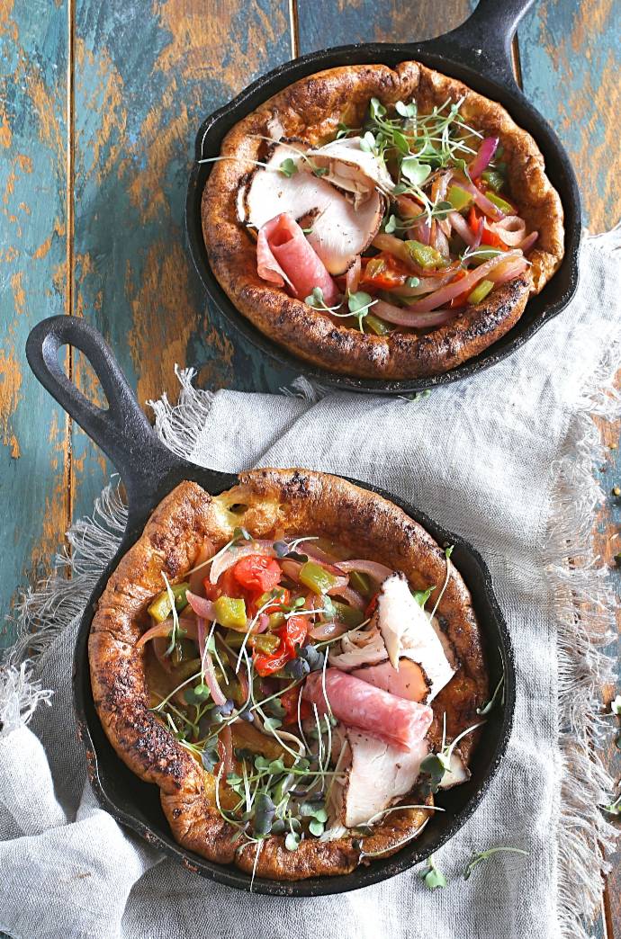 Hungry Couple Savory Dutch Babies (German Pancakes)