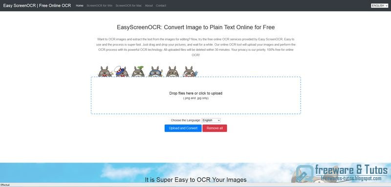 Easy ScreenOCR : Un Outil OCR En Ligne
