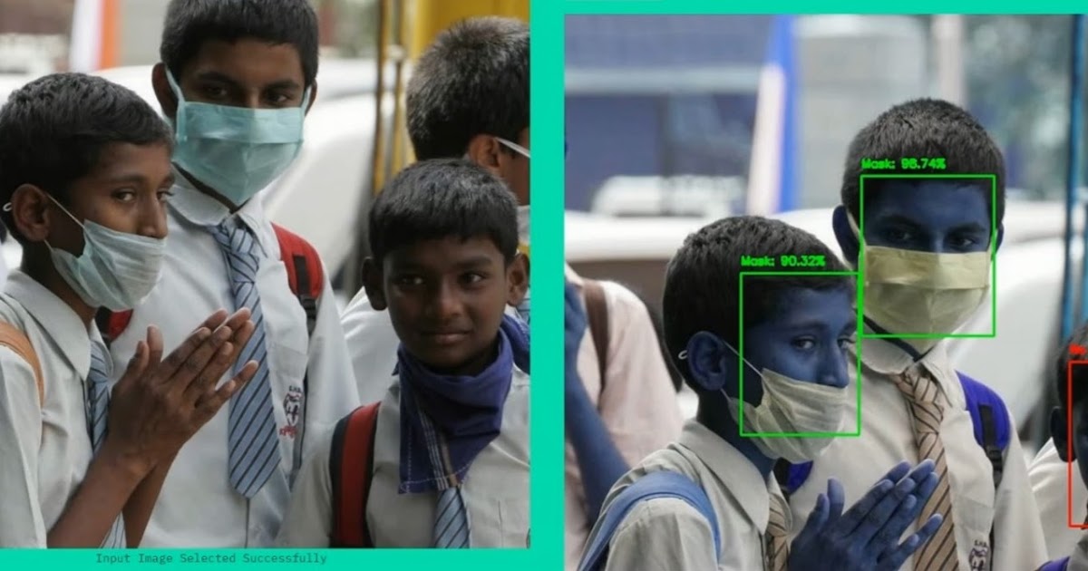 Face Mask Detection Using Deep Learning Python Project Source Code
