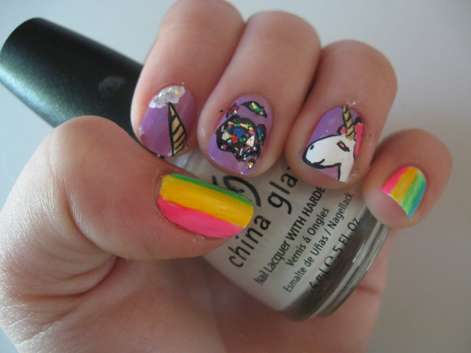 Authentically Urban Unicorn with glitter puke!!!