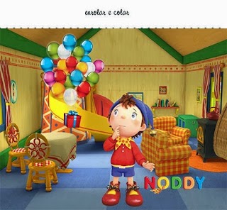 Kit de Noddy para Imprimir Gratis. Etiquetas de Noddy para imprimir gratis.