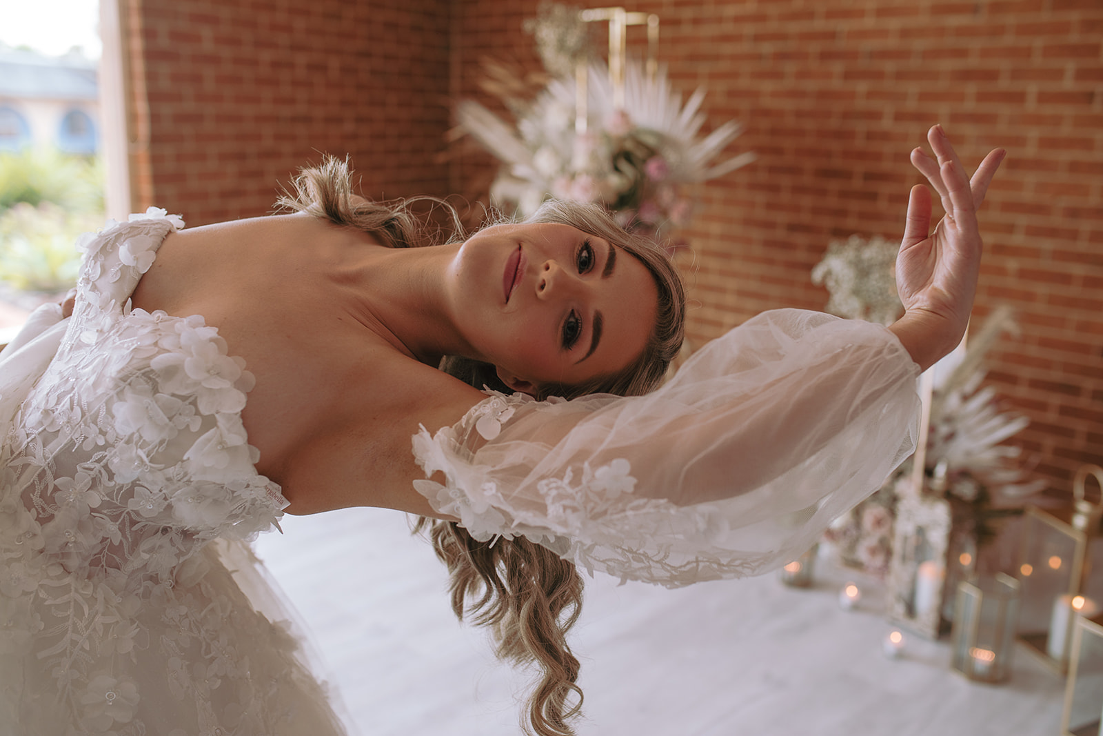 on the aisle blog | ballerina bridal shoot jennifer burch photography central coast weddings nsw bridal gowns floral design pinic setup cake