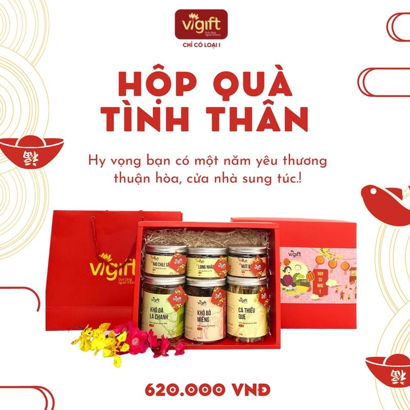 [Hỗn Hợp] ViGift Hộp Quà ViGift 6 Tình Thân