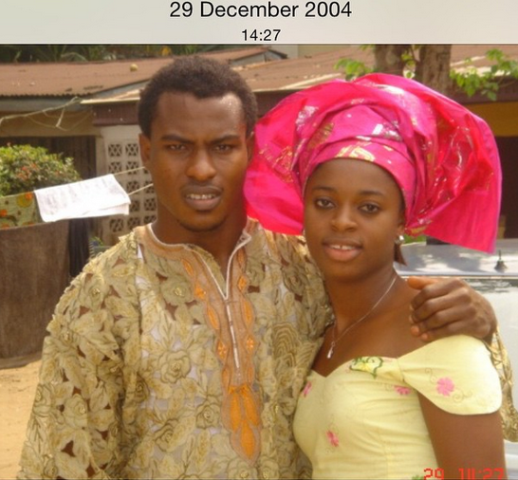 a Vincent Enyeama shares throwback pic with wife