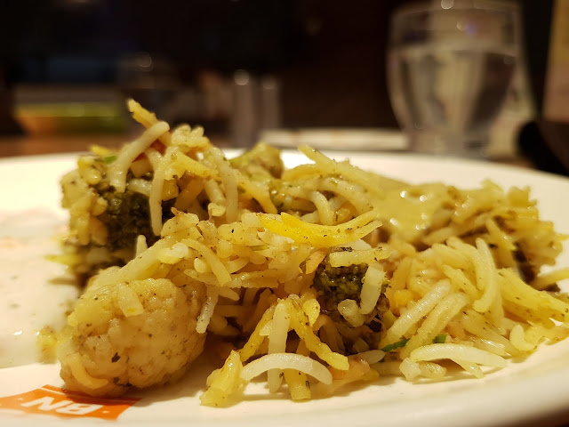 food blogger dubai barbeque nation indian barbecue veg biryani