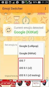 Cara memasang Emoji Iphone di Android