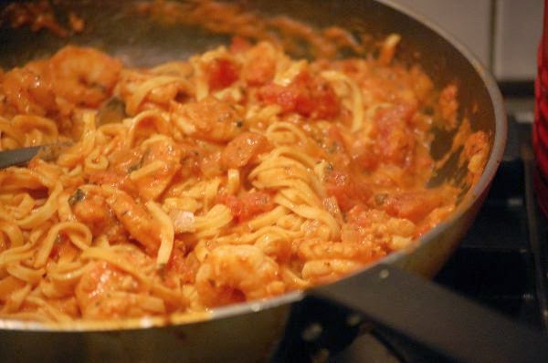 krant roterend portemonnee De perfecte pasta met spicy garnalen! - Onze Franse keuken