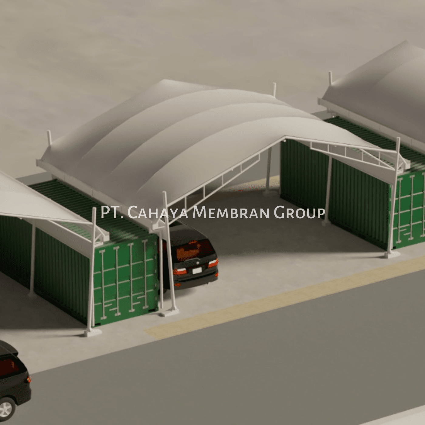 Desain Gambar 3D - PT. Cahaya Membran Group