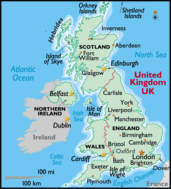 Maps of UK Cities Pictures