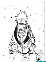 Mewarnai Gambar Naruto Contoh Ilustrasi Kartun