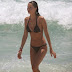 Julia Pereira shows off “Black Bikini" at Miami beach
