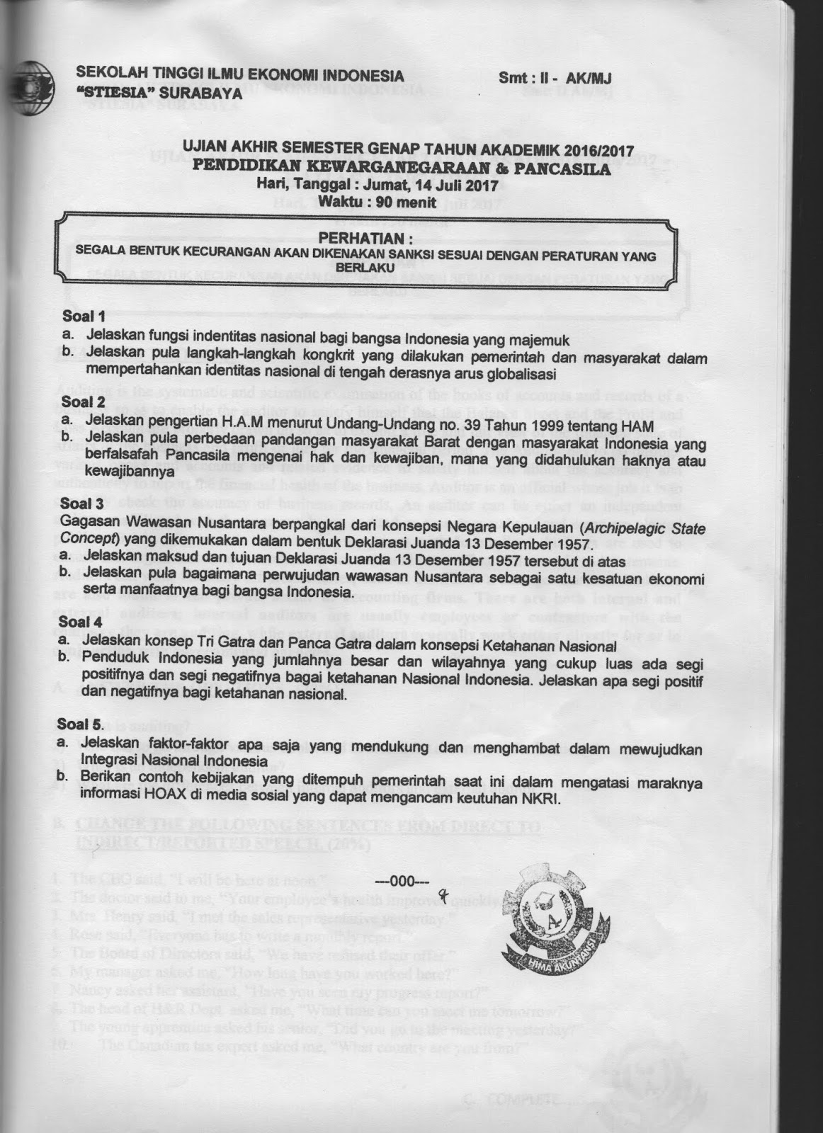 Contoh Soal Dan Jawaban Cpns 2021 Jurusan S1 Akuntansi Contoh Soal Dan Jawaban Cpns 2021 Jurusan S1 Akuntansi