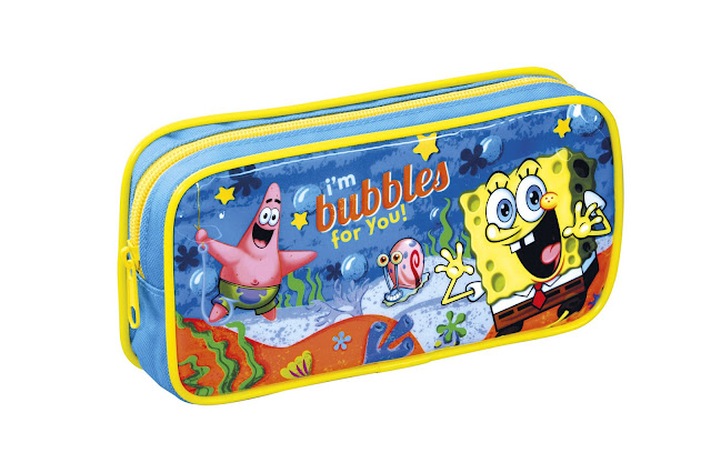 ESTOJO BOB ESPONJA Foroni coleção de cadernos, agendas e estojos para a volta as aulas 2019