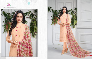 Angroop plus dairy milk vol 28 Churidar dress material