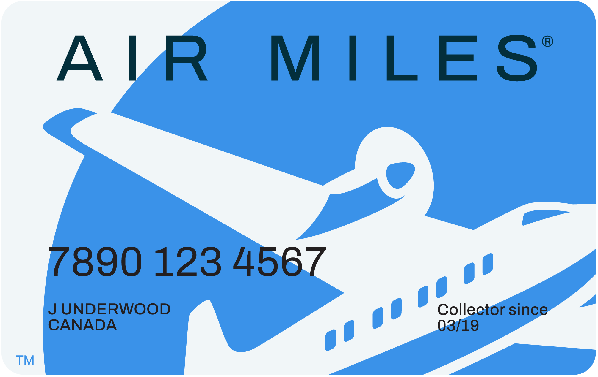 air miles travel number