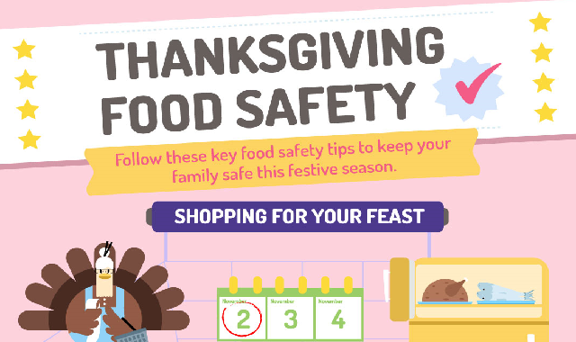 Thanksgiving Food Safety #infographic