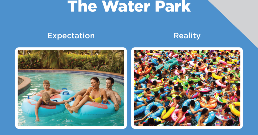 Expectation Vs Reality The Water Park