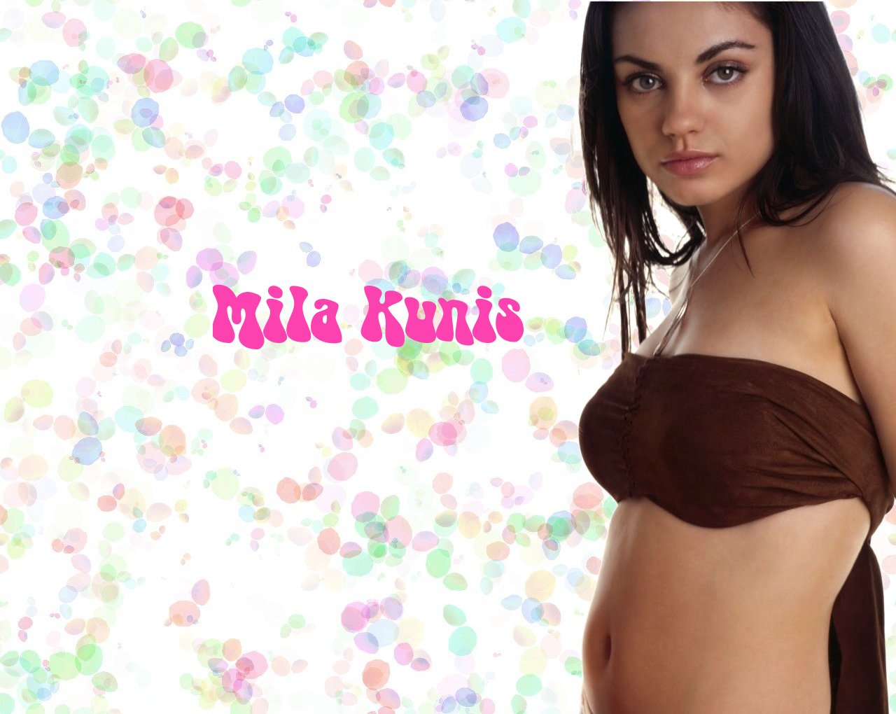 Mila Kunis hot boobs. 