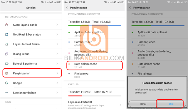 Cara Menghapus Cache Secara Otomatis Di Smartphone Android