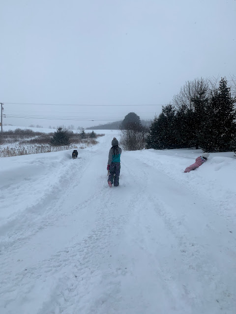 Ruple Farms - girls in winter