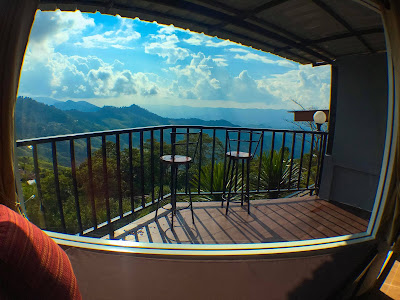 View from my room Accommodation at Doi Pha Tang, North Thailand