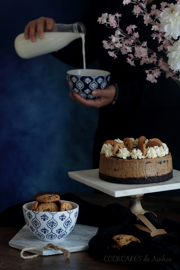Cheesecake de Chips Ahoy. Cookcakes de Ainhoa