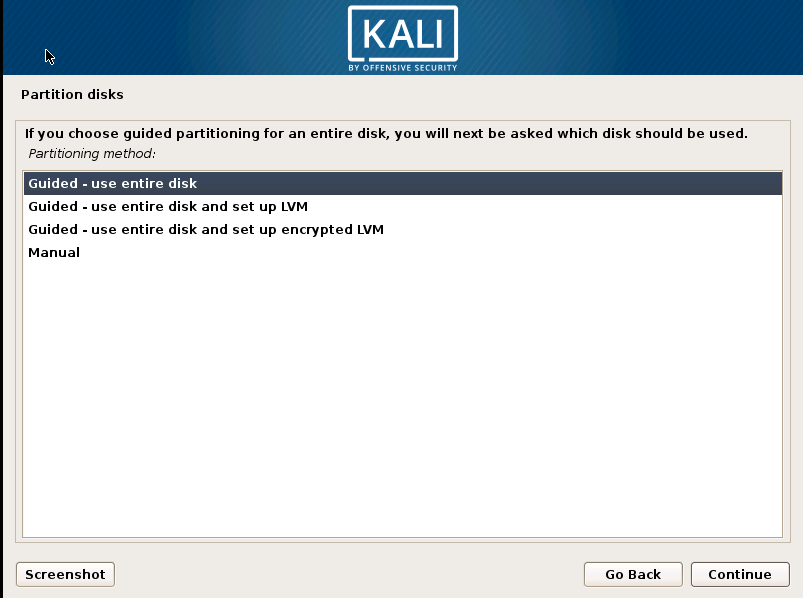 Cara install kali linux lengkap dilengkapi dengan gambar linuxsec