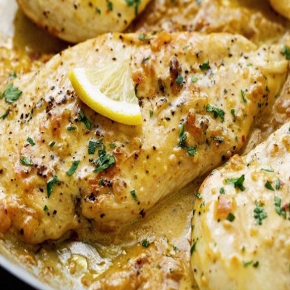Melt in Your Mouth! Baked Caesar Chicken Recipe Geni Recipes