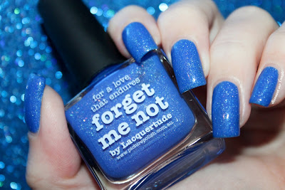 Swatch of the nail polish "Forget Me Not" from Picture Polish