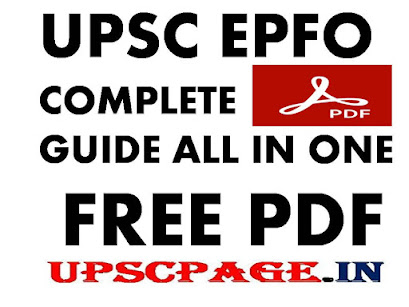 UPSC EPFO COMPLETE GUIDE ALL IN ONE FREE PDF