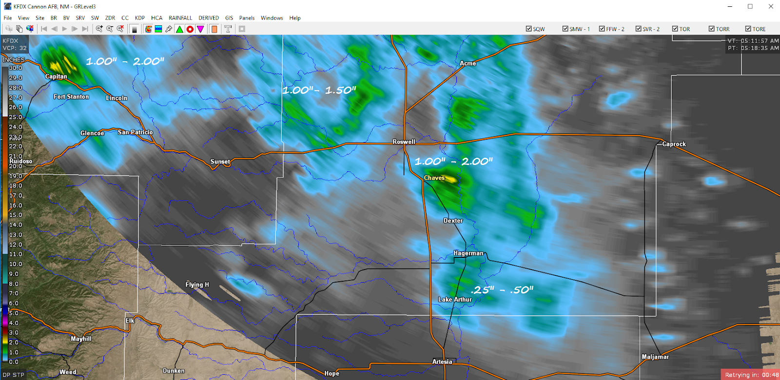Hit & Miss TStorms Thursday.