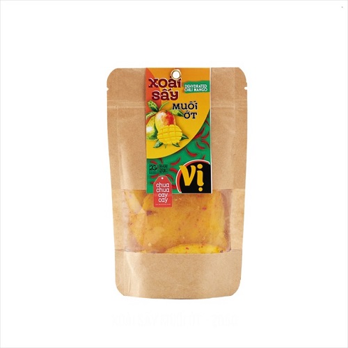 Xoài Sấy Muối Ớt Vị Túi 100g