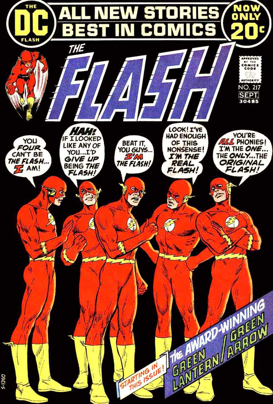 The Flash #217 cover