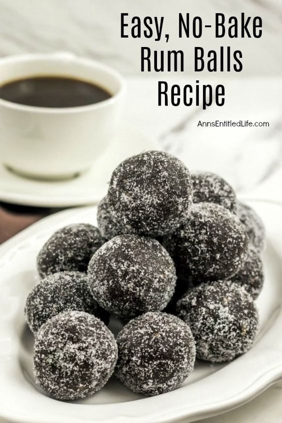 NoBake Rum Balls Recipe Easy Dessert