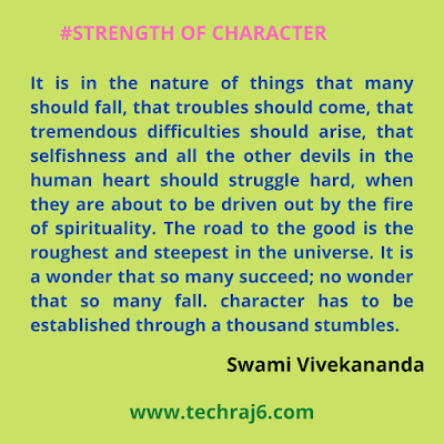 Strength of Character Quotes By Swami Vivekananda