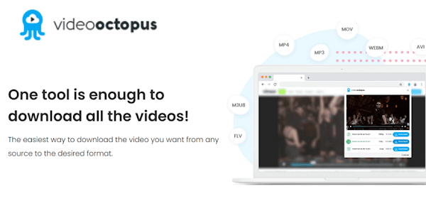 Video Octopus 擴充功能下載 m3u8 網路影片