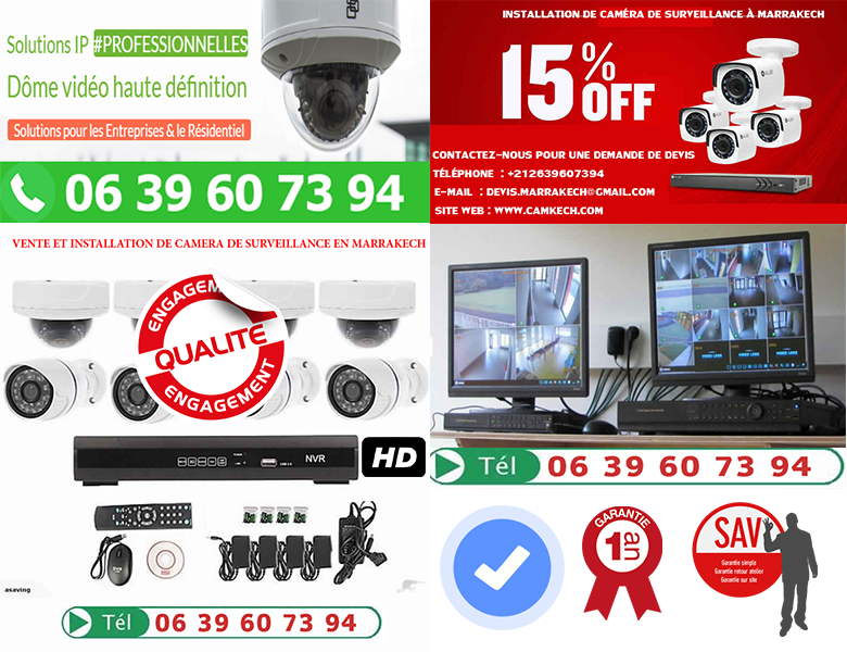 Installation Des Cameras De Surveillance Toutes Les Villes De Maroc