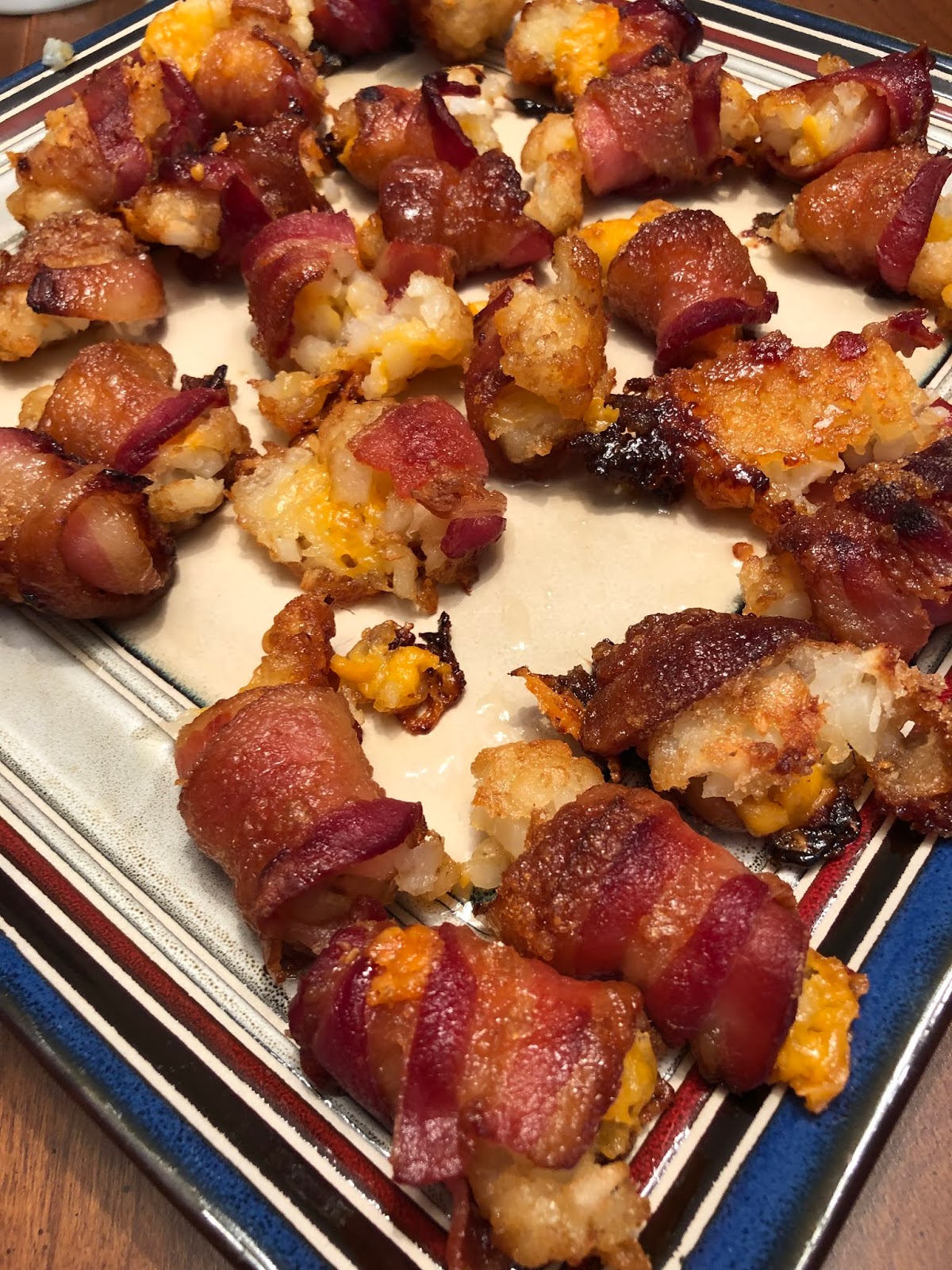 Beth's Favorite Recipes Bacon Wrapped Tater Tot Bombs