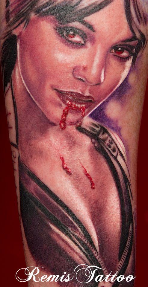 100 Tatuajes de vampiros y vampiras 