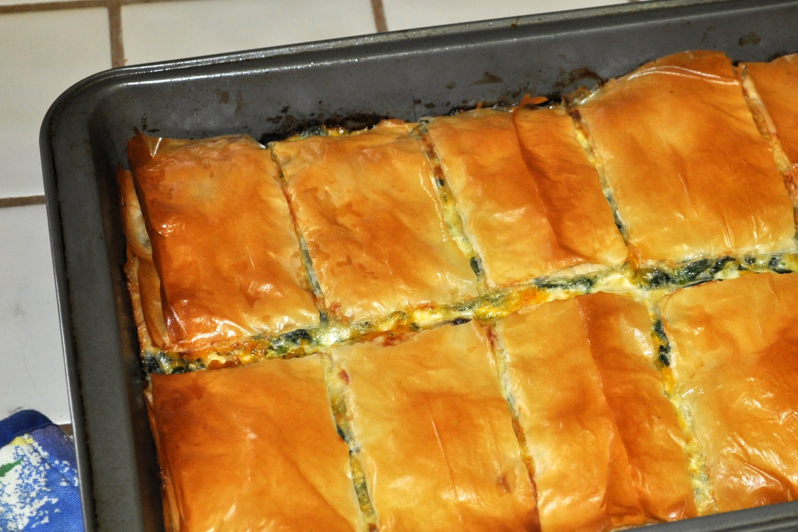 Mi Querida Cocina Spinach Phyllo Pie