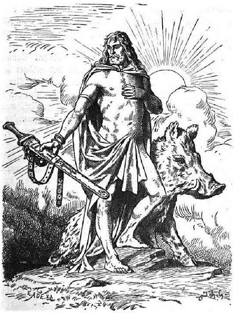 Фрейр – мифический предок Рагнара Лодброка