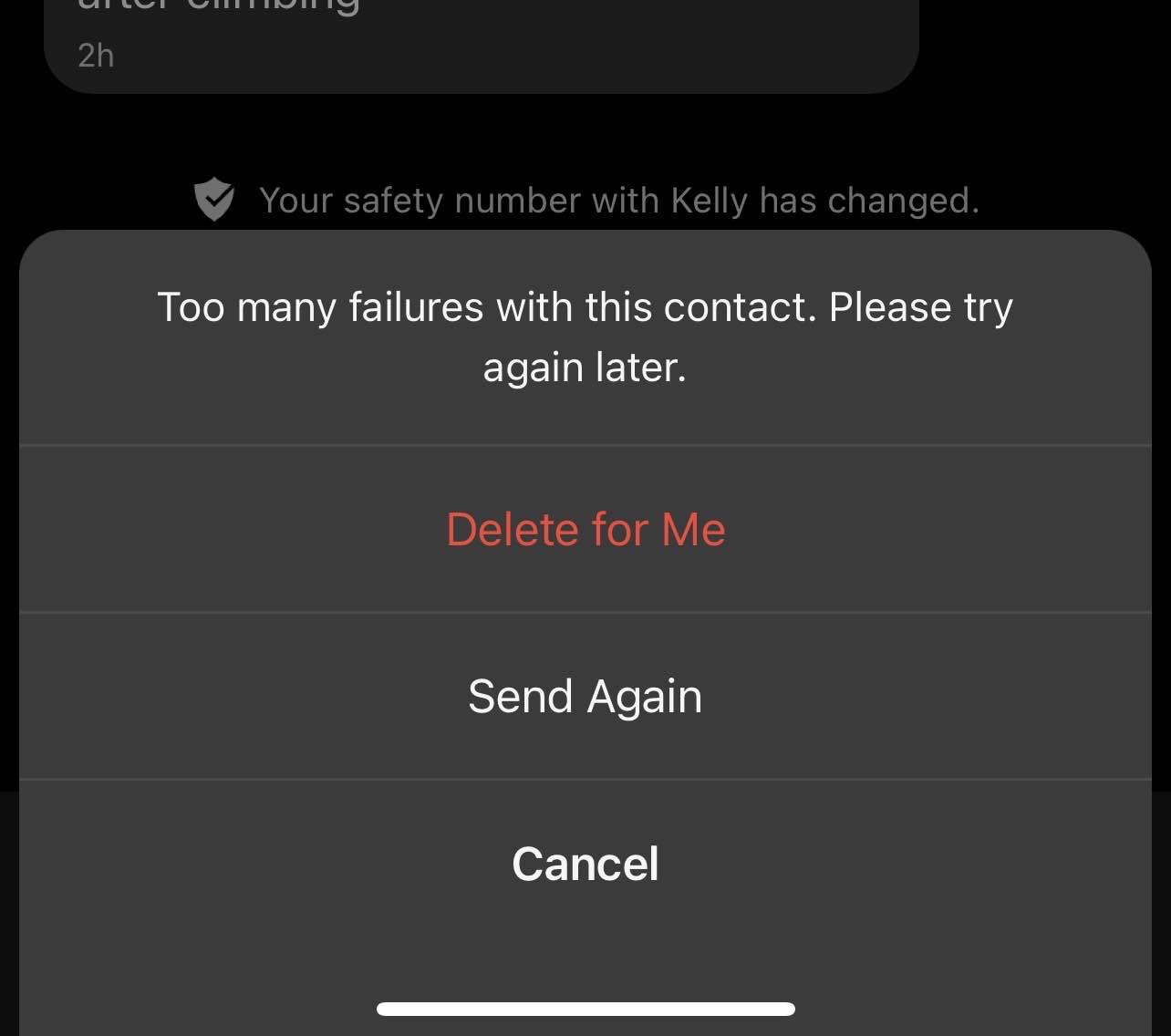 kelly kaoudis Signal safety number privacy issues