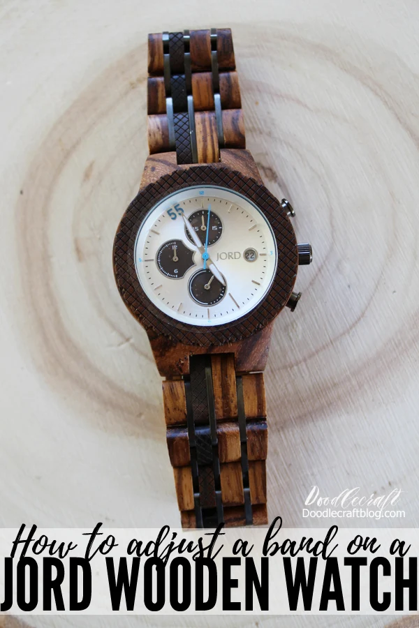 How to Adjust Wooden Watch Band Jord Watch
