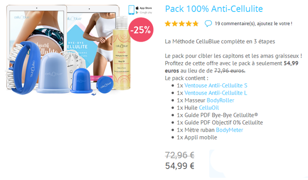 Cellublue - Méthode Anti-Cellulite ©Le Blog de MissEmma 