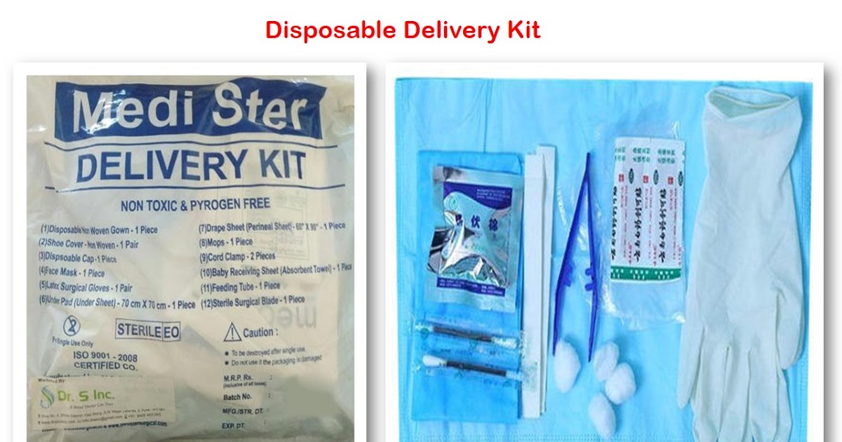 The Family physician Disposable delivery kit