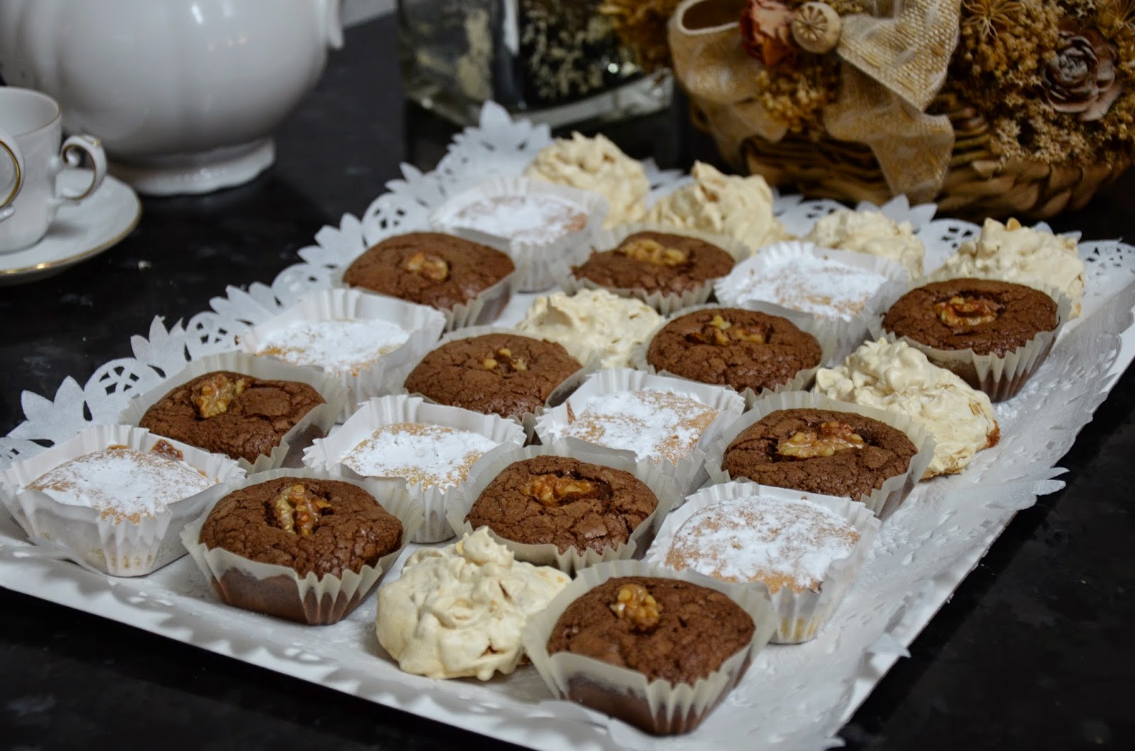 MINI BROWNIES DE CHOCOLATE